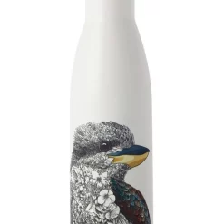 Best Sale ✔️ Maxwell & Williams Marini Ferlazzo Kookaburra 500ml Double Wall Insulated Bottle White 🥰