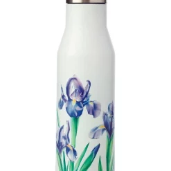 Budget ✨ Maxwell & Williams Katherine Castle Floriade Double Wall Insulated Bottle 450ML Irises 🎁