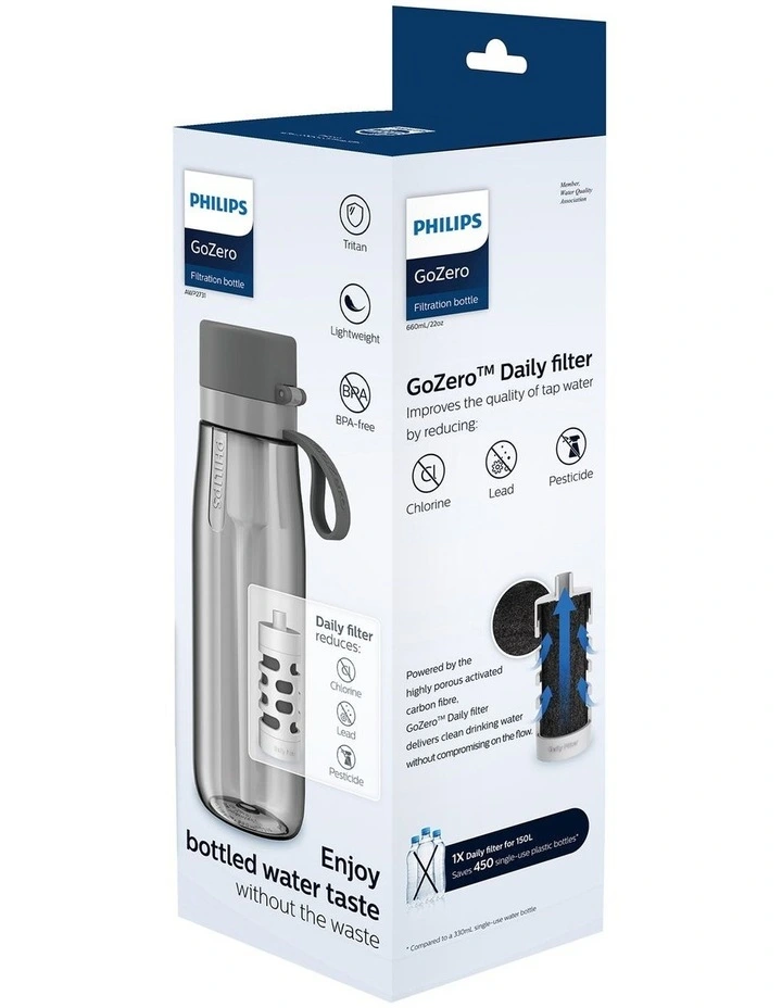 Best deal 😀 Philips Daily Straw 660ml Filtration Bottle Grey Daily Filter AWP2731GRR/79 ⌛ 5 Best deal 😀 Philips Daily Straw 660ml Filtration Bottle Grey Daily Filter AWP2731GRR/79 ⌛ - Image 3