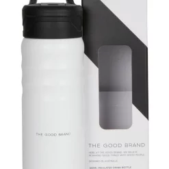 Buy ⌛ The Good Brand Medium Insulated Drink Bottle 532ml In White 🔥
