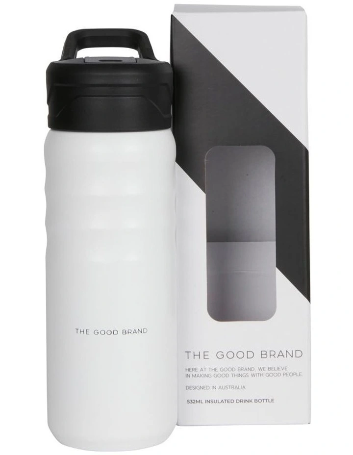 Buy β The Good Brand Medium Insulated Drink Bottle 532ml In White π₯ 3 Buy β The Good Brand Medium Insulated Drink Bottle 532ml In White π₯