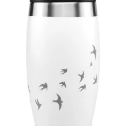 Cheap 👏 Ohelo White Tumbler With Etched Swallows 🎁