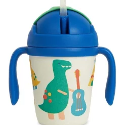 Best Sale ✨ Penny Scallan Dino Rock Bamboo Sippy Cup In Blue 🧨