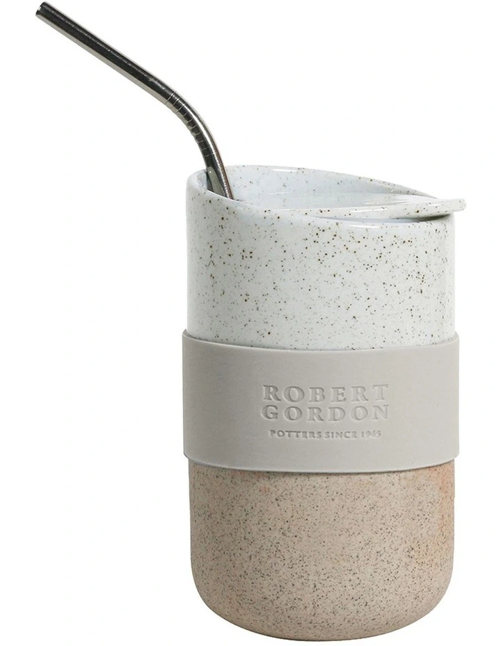 Coupon 🎁 Robert Gordon Mindful Drink Bottle With Straw 455ml In Grey/Cream ❤️ 3 Coupon 🎁 Robert Gordon Mindful Drink Bottle With Straw 455ml In Grey/Cream ❤️