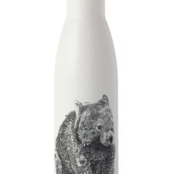 New 💯 Maxwell & Williams Marini Ferlazzo Wombat 500ml Double Wall Insulated Bottle White ❤️