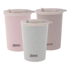 Best Pirce 🧨 Oasis Double Wall Eco Cup 300ml Assorted Colours 🎁
