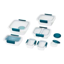 Outlet ❤️ OXO Prep & Go 20-Piece Container Set In White/Blue 🔔