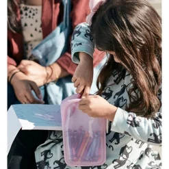 Promo 🛒 Stasher Go Bag 520ml Pink ⭐ -Maxwell & Williams Shop unnamed file 198