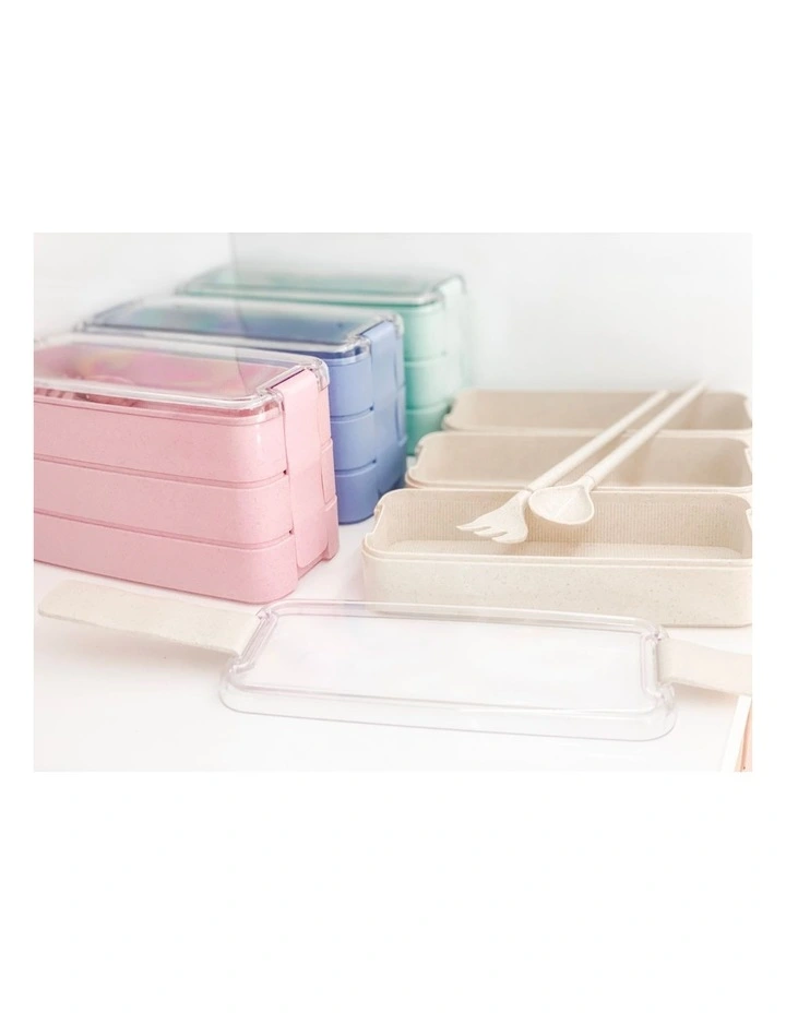 Best deal π Boutique Baby Designs Twin Pack Bento Box 3 Tiered Lunch Box Wheat π 5 Best deal π Boutique Baby Designs Twin Pack Bento Box 3 Tiered Lunch Box Wheat π - Image 3