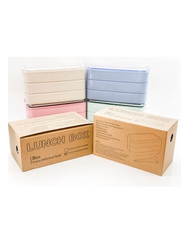 Best deal π Boutique Baby Designs Twin Pack Bento Box 3 Tiered Lunch Box Wheat π 6 Best deal π Boutique Baby Designs Twin Pack Bento Box 3 Tiered Lunch Box Wheat π - Image 4