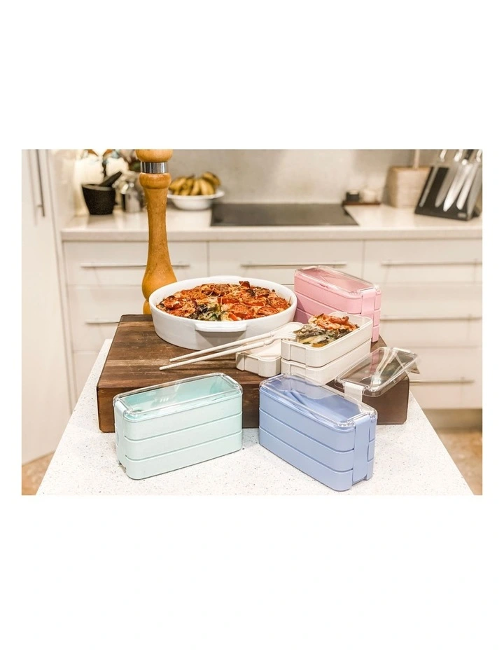 Best deal π Boutique Baby Designs Twin Pack Bento Box 3 Tiered Lunch Box Wheat π 7 Best deal π Boutique Baby Designs Twin Pack Bento Box 3 Tiered Lunch Box Wheat π - Image 5
