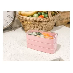 Budget 💯 Boutique Baby Designs Twin Pack Bento Box 3 Tiered Lunch Box Pink ⌛ -Maxwell & Williams Shop unnamed file 239