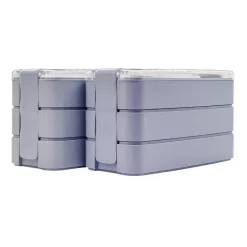 Outlet 🛒 Boutique Baby Designs Twin Pack Bento Lunch Box Blue 👍