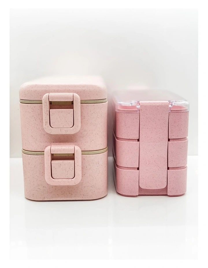 Cheap π Boutique Baby Designs Bento Box Lunch Box 2 Tiered Large Pink π 6 Cheap π Boutique Baby Designs Bento Box Lunch Box 2 Tiered Large Pink π - Image 4