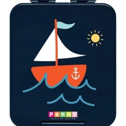 Buy ✨ Penny Scallan Anchors Away Mini Bento Box In Navy ✔️