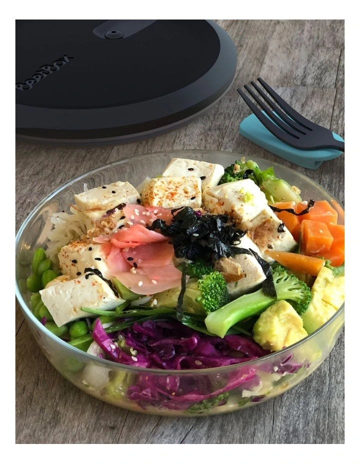 Cheapest π Beetbox GO Glass Lunch Bowl 850ml In Black/Fluro Pink β¨ 4 Cheapest π Beetbox GO Glass Lunch Bowl 850ml In Black/Fluro Pink β¨ - Image 2