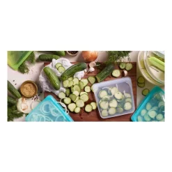 Brand new 💯 Stasher 450ml Sandwich Bag Aqua 🧨 -Maxwell & Williams Shop unnamed file 359