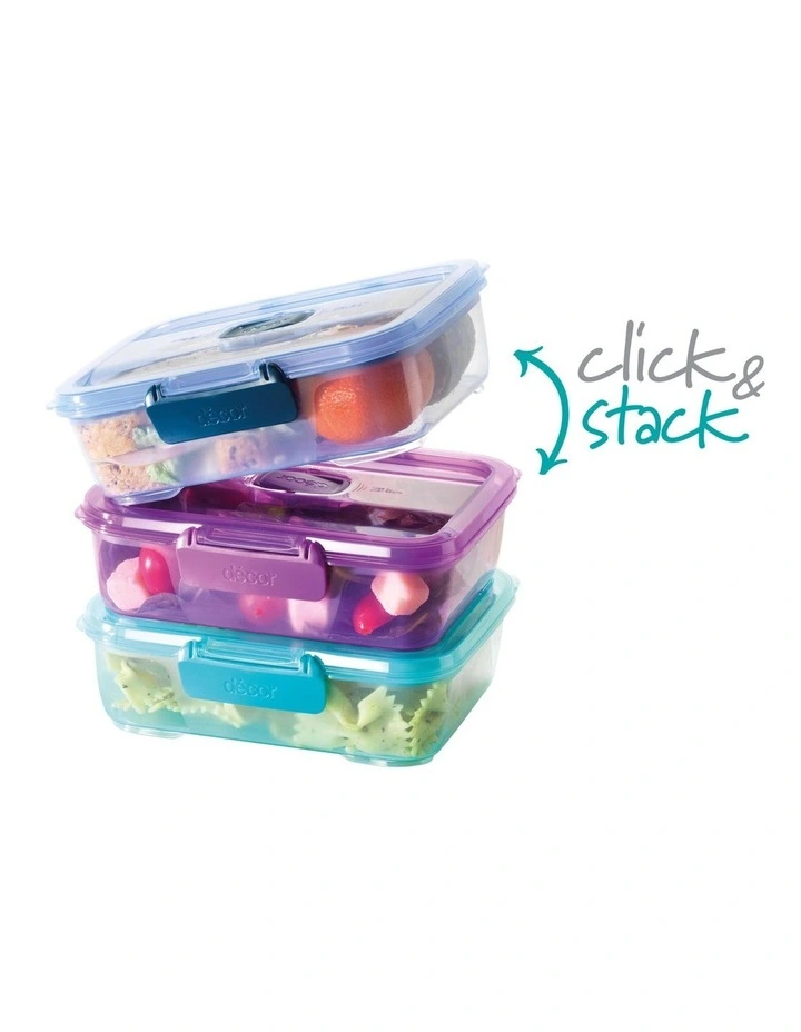 Cheapest ๐คฉ Decor Go Lunch Box Oblong 800ml Assorted โญ 4 Cheapest ๐คฉ Decor Go Lunch Box Oblong 800ml Assorted โญ - Image 2