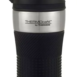 Hot Sale 😍 Thermos THERMOcafe Stainless Steel 200ml Vacuum Insulated Travel Cup Black 🔔