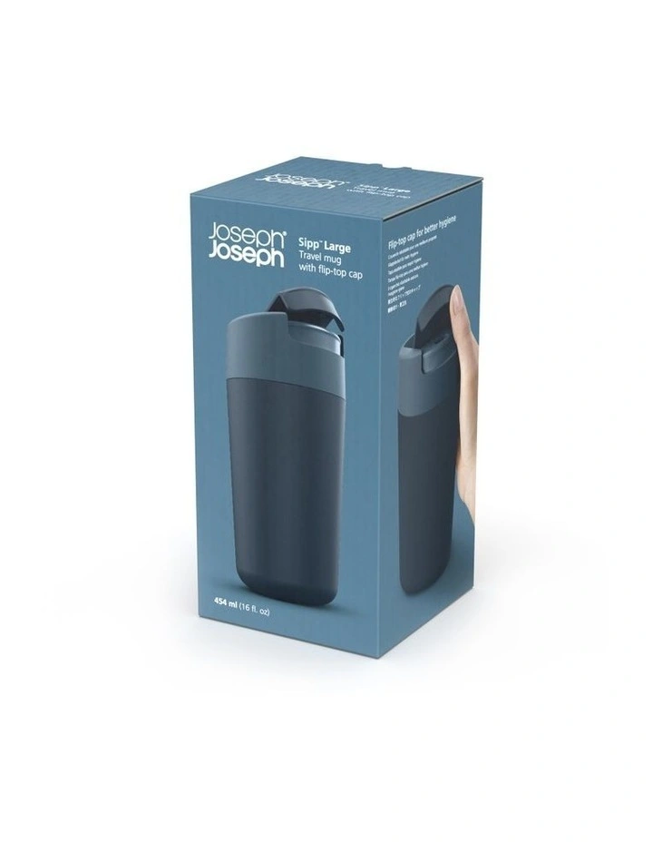 Cheap ๐ Joseph Joseph Sipp Travel Mug Large 454ml In Blue ๐ 4 Cheap ๐ Joseph Joseph Sipp Travel Mug Large 454ml In Blue ๐ - Image 2