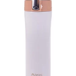 Deals π Oasis Stainless Steel Flip-Top 450ml Vacuum Flask White π―
