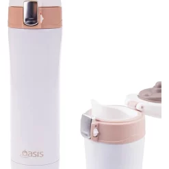 Deals 😉 Oasis Stainless Steel Flip-Top 450ml Vacuum Flask White 💯 -Maxwell & Williams Shop unnamed file 477