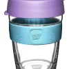 Brand new 😀 KeepCup Brew, Reusable Glass Cup, Moonlight, M 12oz / 340ml ❤️