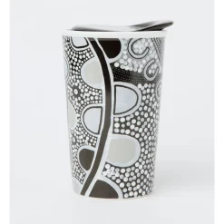 Wholesale 🥰 Emma Stenhouse My Way Lidded Travel Mug 270ml With Ceramic Lid In Black 😍