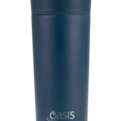 Brand new 🥰 Oasis Stainless Steel Double Wall Insulated Travel Mug 360ml In Navy 🛒