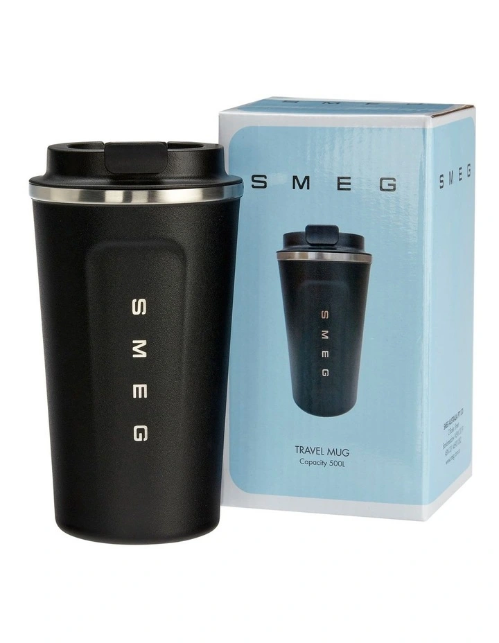 Deals ❤️ Smeg Travel Mug 500ml Black KCUP500 ❤️ 4 Deals ❤️ Smeg Travel Mug 500ml Black KCUP500 ❤️ - Image 2
