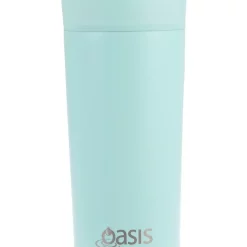Best deal 🧨 Oasis Stainless Steel Double Wall Insulated Travel Mug 360ml In Mint ⌛