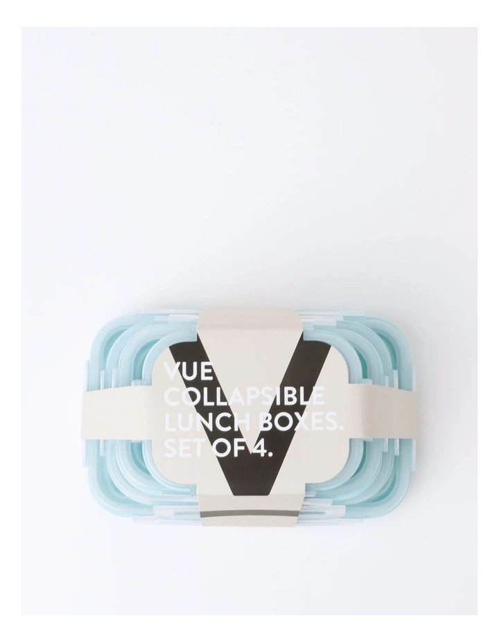 Budget π Vue Collapsible Lunch Boxes Set Of 4 In Mint π 4 Budget π Vue Collapsible Lunch Boxes Set Of 4 In Mint π - Image 2