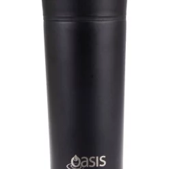Discount 😀 Oasis Stainless Steel Double Wall Insulated Travel Mug 360ml In Black 😀