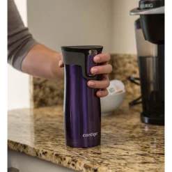 Promo 🌟 Contigo West Loop Autoseal Mug 473ml Violet ⌛ -Maxwell & Williams Shop unnamed file 673