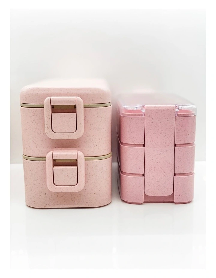 Best Pirce π₯ Boutique Baby Designs Twin Bento Lunch Box Large 2 Tiered 3 Tiered Pink π 5 Best Pirce π₯ Boutique Baby Designs Twin Bento Lunch Box Large 2 Tiered 3 Tiered Pink π - Image 3