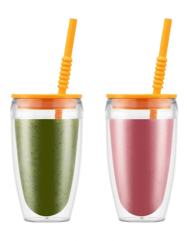 Promo ๐งจ Bodum Pavina To Go Set Of 2 Double-Walled Plastic Cups With Airtight Lid 0.4l Yolk ๐ 3 Promo ๐งจ Bodum Pavina To Go Set Of 2 Double-Walled Plastic Cups With Airtight Lid 0.4l Yolk ๐