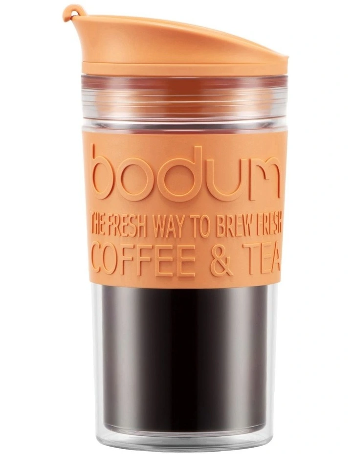 New π Bodum Travel Mug Plastic Transparent Beaker Bellini 0.35 Litre/12oz π 3 New π Bodum Travel Mug Plastic Transparent Beaker Bellini 0.35 Litre/12oz π