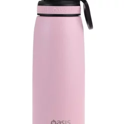 Best Sale โ๏ธ Oasis Stainless Steel Double Wall Insulated Sports Bottle W/ Screw Cap Lid 780ml Carnation ๐