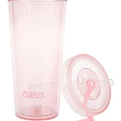Wholesale 🎉 Oasis Double Wall Smoothie Tumbler With Straw 520ml In Strawberry 🧨 -Maxwell & Williams Shop unnamed file 843