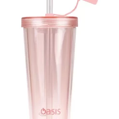 Wholesale 🎉 Oasis Double Wall Smoothie Tumbler With Straw 520ml In Strawberry 🧨 -Maxwell & Williams Shop unnamed file 845
