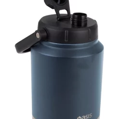 Buy ⌛ Oasis Stainless Steel Double Wall Insulated Jug W/ Carry Handle 2.1L Navy ✔️ -Maxwell & Williams Shop unnamed file 857