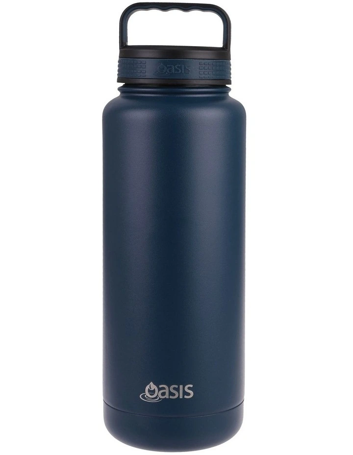 Brand new β Oasis Stainless Steel Double Wall Insulated "Titan" Drink Bottle 1.2L Navy π 3 Brand new β Oasis Stainless Steel Double Wall Insulated "Titan" Drink Bottle 1.2L Navy π