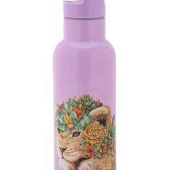 Hot Sale 😍 Maxwell & Williams Marini Ferlazzo Wild Planet Double Wall Insulated Bottle 500ML Lion In Purple ❤️