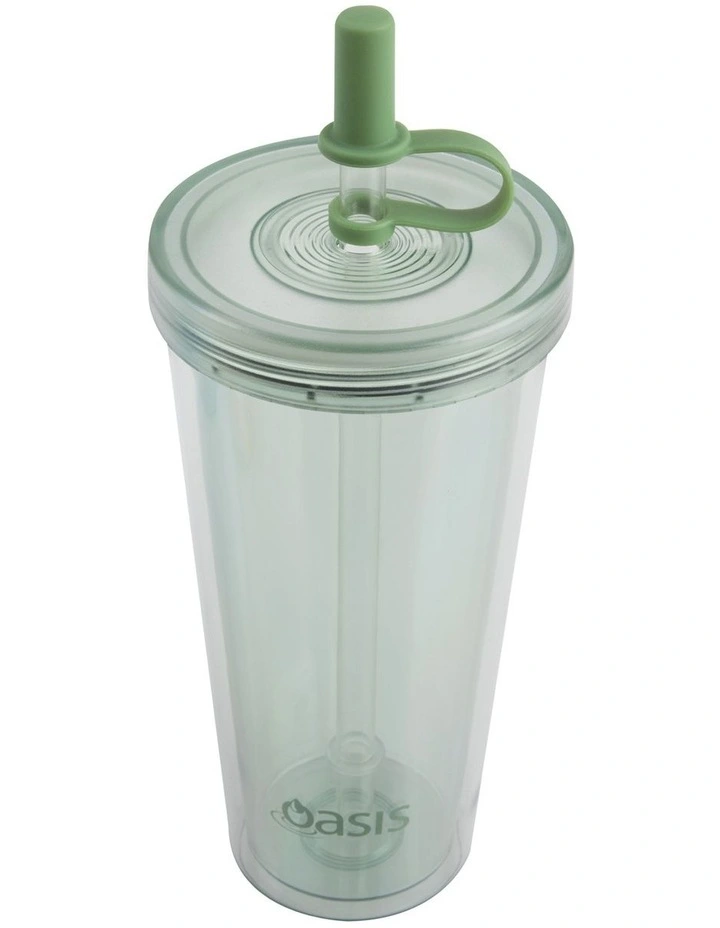Brand new π₯° Oasis Double Wall Smoothie Tumbler With Straw 520ml In Green Apple π₯° 4 Brand new π₯° Oasis Double Wall Smoothie Tumbler With Straw 520ml In Green Apple π₯° - Image 2