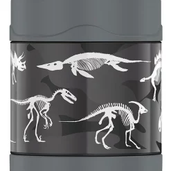 Discount ✨ Thermos FUNtainer 290ml Vacuum Insulated Food Jar Dinosaur Black 🥰