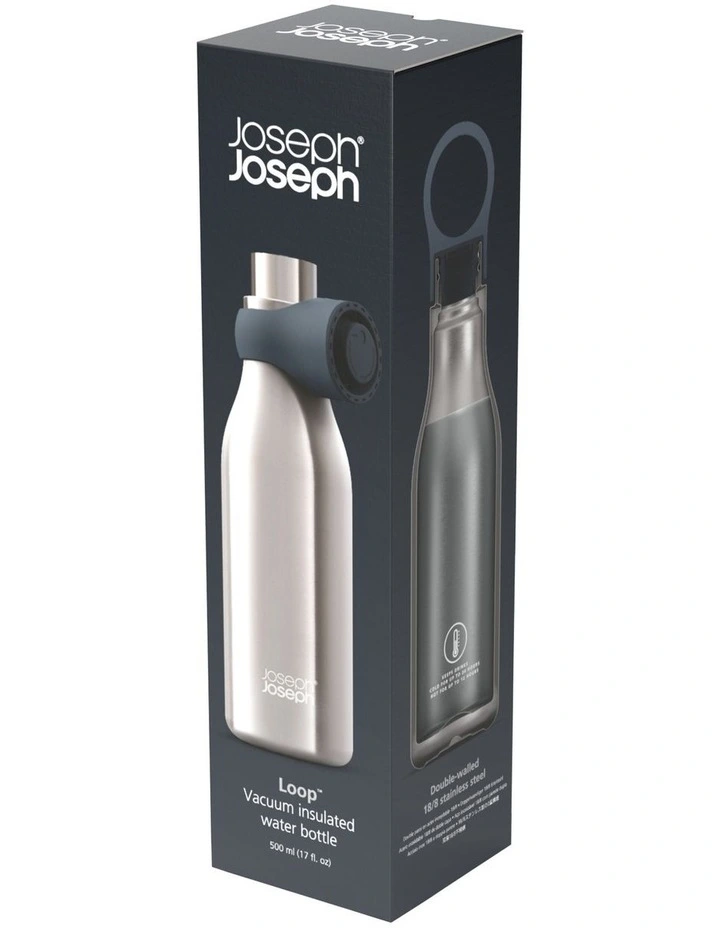 Coupon 🔔 Joseph Joseph Loop Water Bottle 500ml (17oz) Brushed/Anthracite ❤️ 4 Coupon 🔔 Joseph Joseph Loop Water Bottle 500ml (17oz) Brushed/Anthracite ❤️ - Image 2